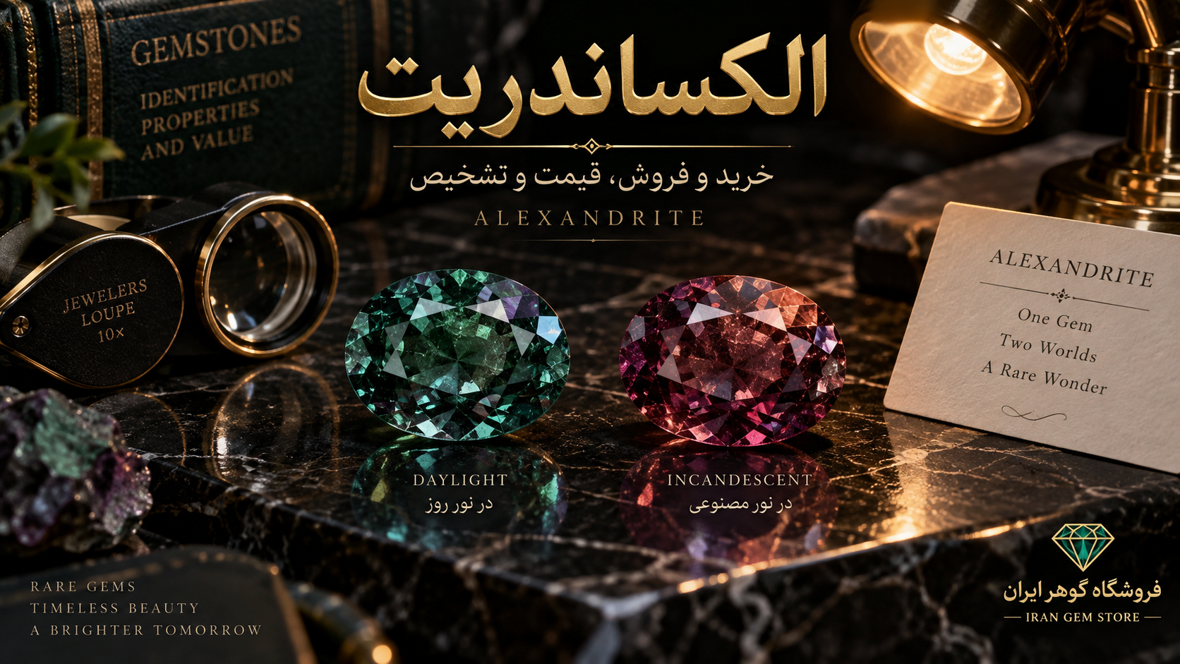 خرید و فروش سنگ الکساندریت؛ قیمت، تشخیص اصل و راهنمای کامل خرید